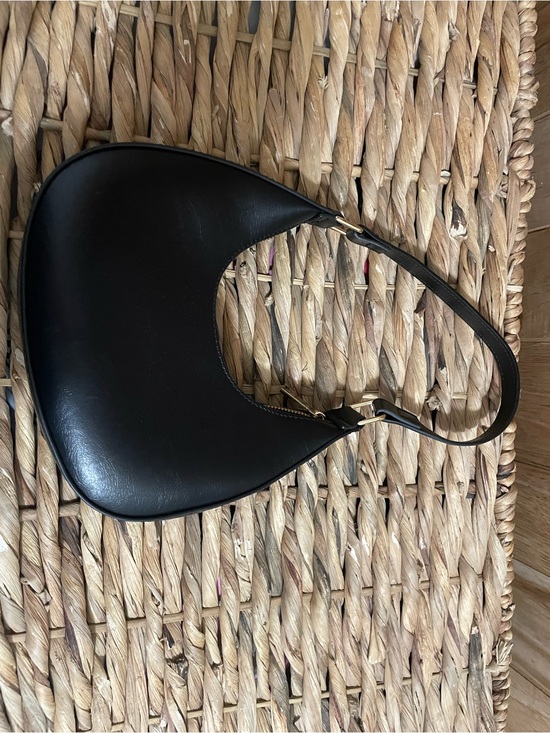 Call It Spring Handbags - Call It Spring Black Crescent Shoulder Bag